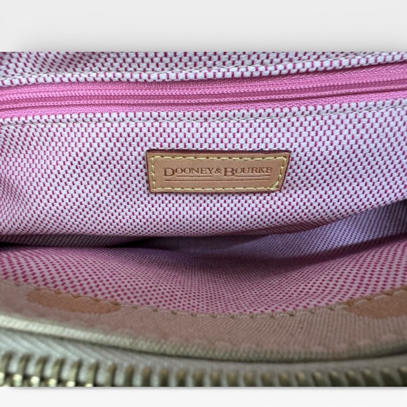 Dooney & Bourke Gold Polka Dot Tote - Picture 7 of 10